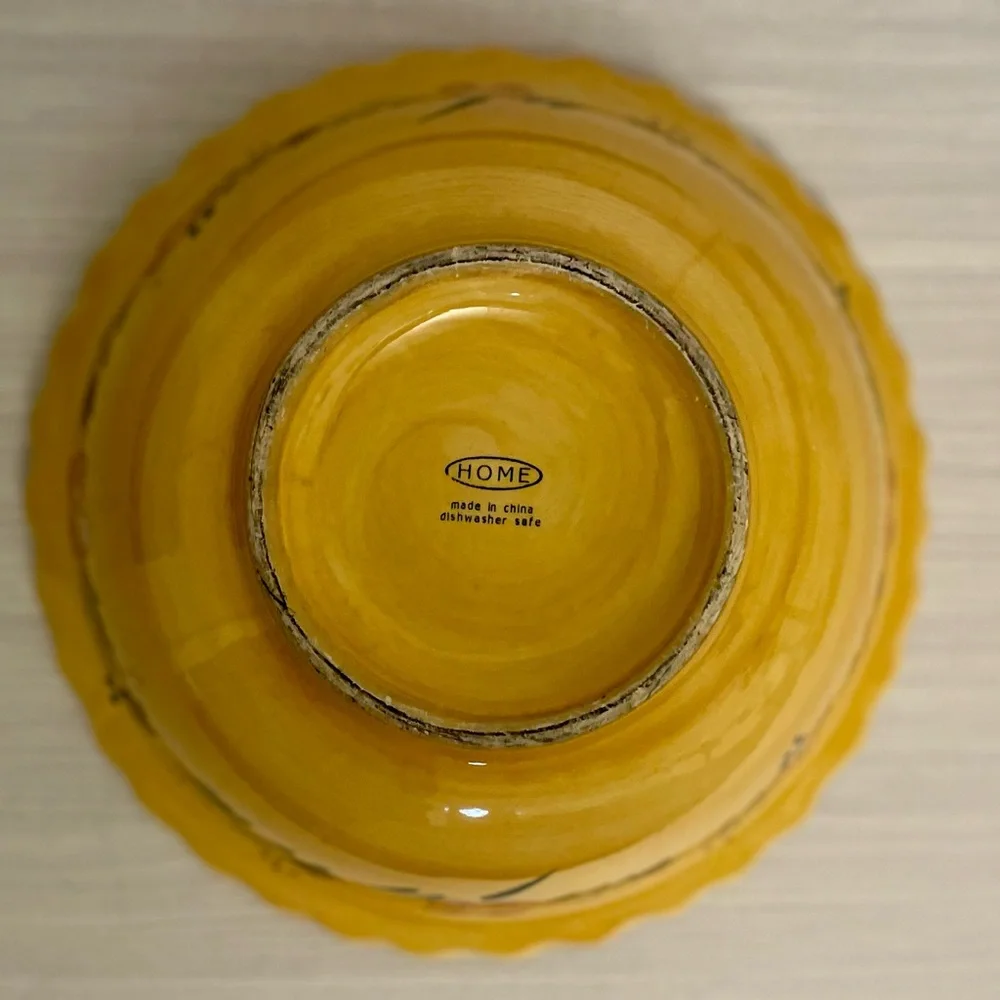 Home “Rooster” 11” Round Vegetable Bowl / Serving Bowl / Discontinued Serveware